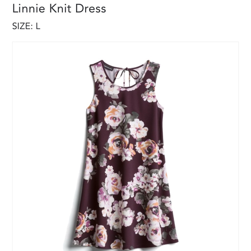 Fortune and Ivy Purple Floral Dress